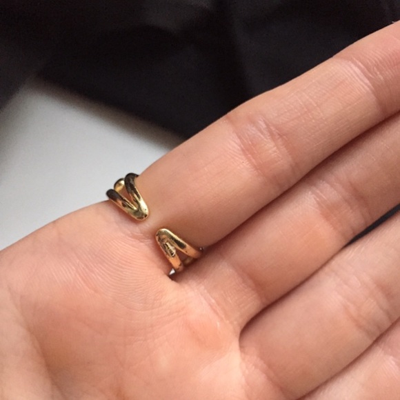 MOONBACK JEWELS GOLD PLATED RING - Picture 4 of 4